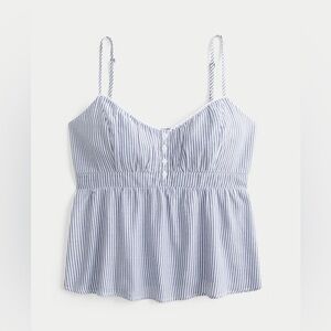 NEW Hollister Easy Button Babydoll Top Womens Size XXS